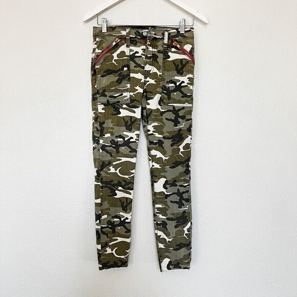 Etienne Marcel Camo Jeans Size 25 - Picture 3 of 13
